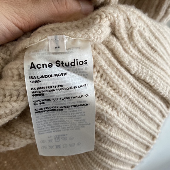 Acne studios wool big sleeves sweater - Picture 4 of 6